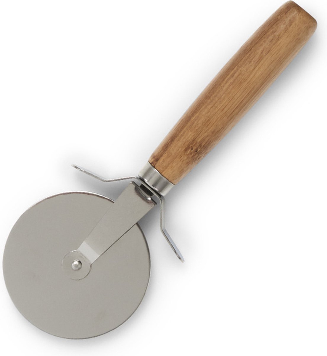 Houten pizza snijplank met pizzasnijder - Afbeelding 3